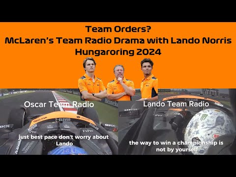 Lando Norris and Oscar Piastri - McLaren Team Radio and Team Orders