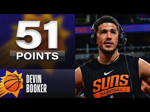 Devin Booker Makes NBA History In 51-PT Performances (80 FG%, 85.7 3P%) | November 30, 2022