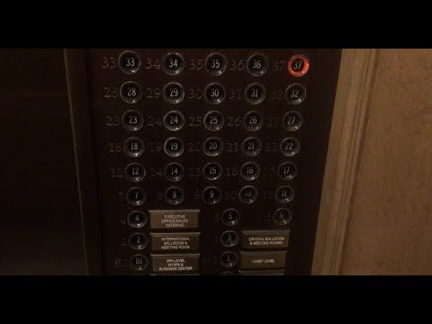 Amazing Otis Lexan Elevators at the Fairmont Hotel in Chicago