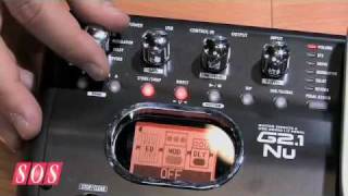 Video thumbnail for Zoom G2.1Nu - Summer NAMM 2010 by Sound On Sound magazine
