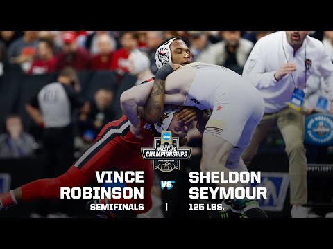 Vince Robinson vs. Sheldon Seymour: 2025 NCAA wrestling semifinal (125 pounds)