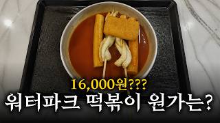 논란의 워터파크 떡볶이의 재료원가는?