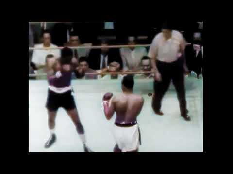 KNOCKOUT! Sonny Liston vs Wayne Bethea (6.8.1958) - Full Fight Best Quality Colorized