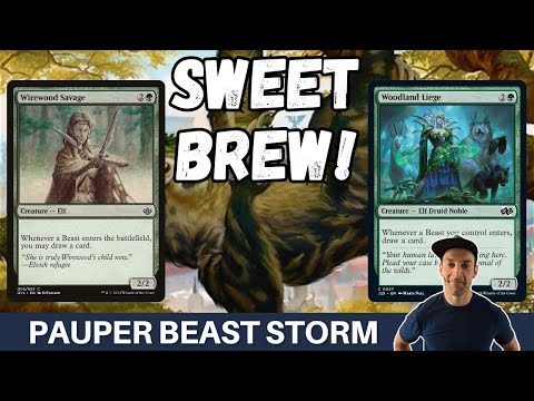 THE DECK THAT WRECKED ME! Pauper Beast Storm is the rogue storm deck I never saw coming!