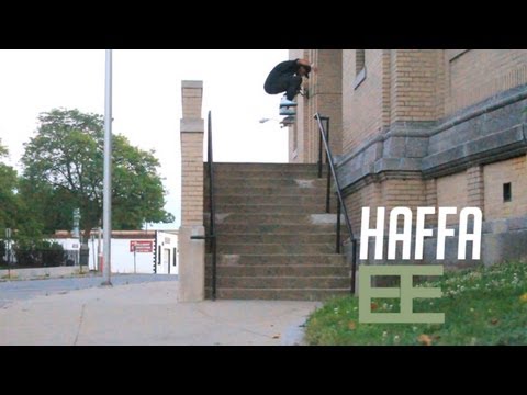 Rafael Pereira switch heelflip 14 stair attempt