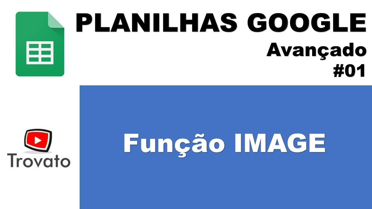 #01 - Função IMAGE - Planilhas Google - Módulo Avançado - GSuite