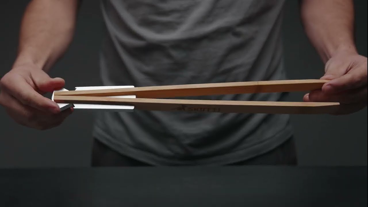 Skotti Grillzange Tongs, Braun