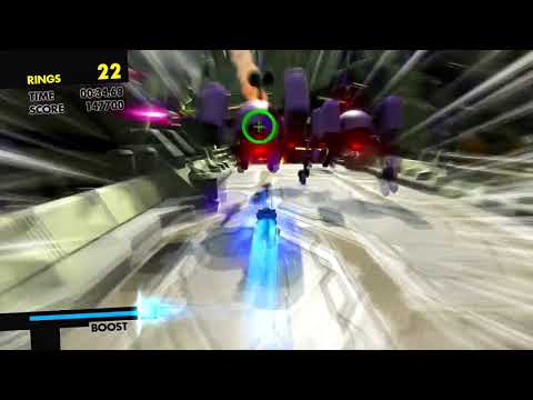 Sonic Forces Speedrun [Stage 26 / Eggman Empire Fortress] - Mortar Canyon (49.76)