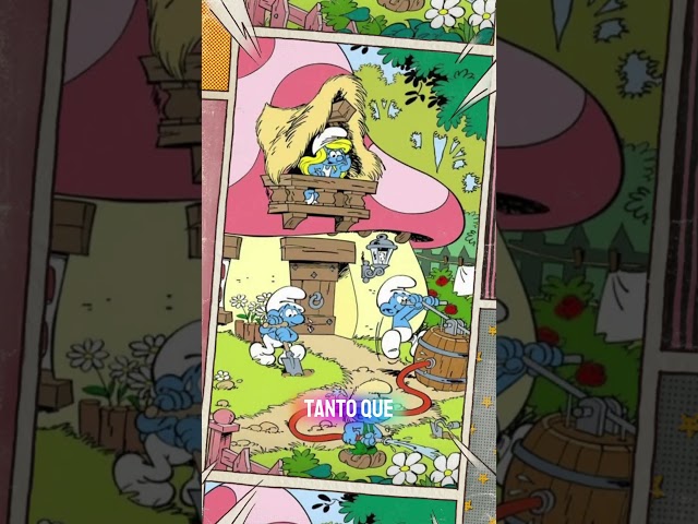 Vídeo relacionado con Los Pitufos Jokey Pitufo Lengua Alegre Pitufina Azul Comic Camiseta