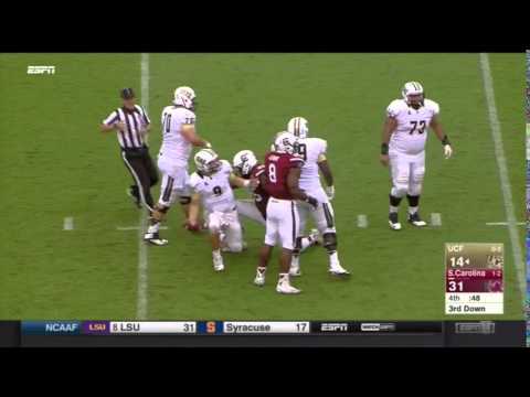 2015 USC vs UCF - Dante Sawyer Sack