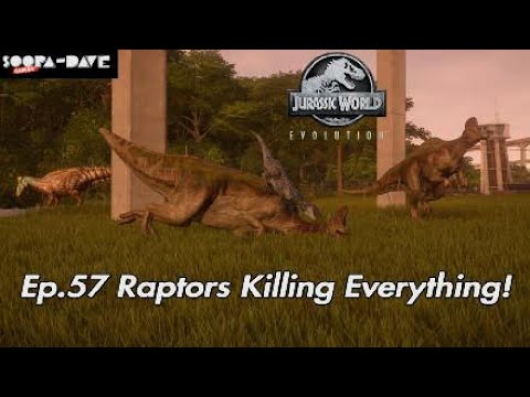Raptors Killing Everything Jurassic World Evolution Ep 57