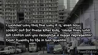 It Ain&#39;t Easy - 2PAC (Lyrics)