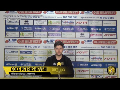 10/12/2022 | Conferenza Stampa pre-partita - San Severo vs Cividale - Goce Petrushevski