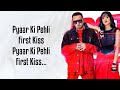 First Kiss Lyrics Yo Yo Honey Singh Ft Ipsitaa Bhushan Kumar Lil Golu Singhsta Hommie D