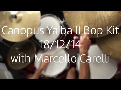 Canopus Yaiba II Bop Kit (Red Sparkle) ft. Marcello Carelli | Sound Test/Demo | 18/12/14/14x5.5