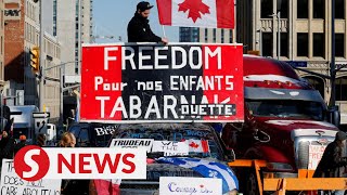 Canada police crack down on vaccine mandate protests