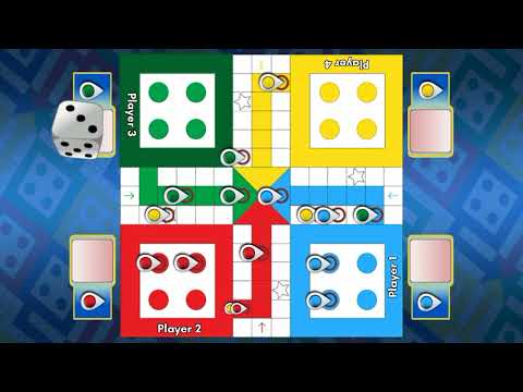 Ludo game in 4 players || Ludo games || Ludo King Game || Ludo gameplay || match - 0183