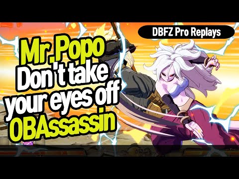 【DBFZ】 OBAssassin vs Mr.Popo, Don't take your eyes off until the end!  【DBFZ Pro Replays】