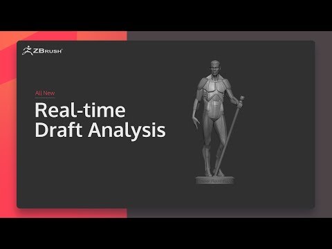 ZBrush 2020 - Real-time Draft Analysis