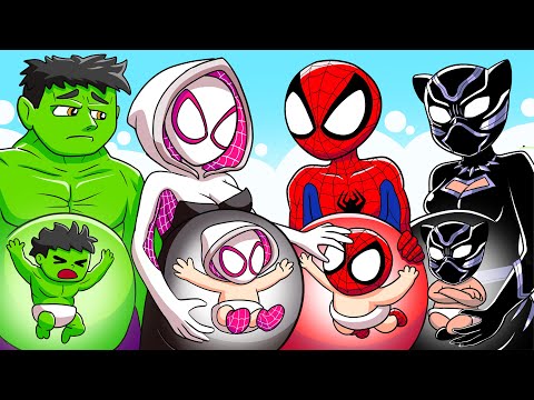 SPIDER-MAN BREWING CUTE BABY & CUTE PREGNANT - Marvel's Spidey and his Amazing Friends Animation (2)