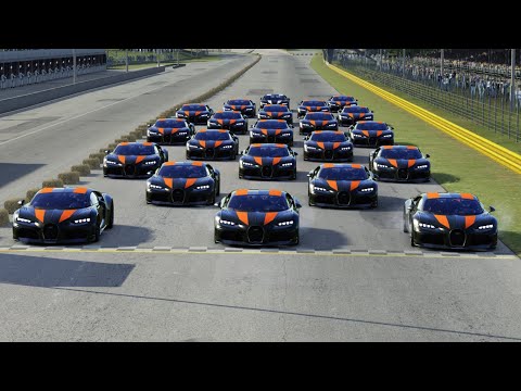 Bugatti Chiron Super Sport WRE vs Bugatti Chiron Super Sport 300+ at Monza Full Course