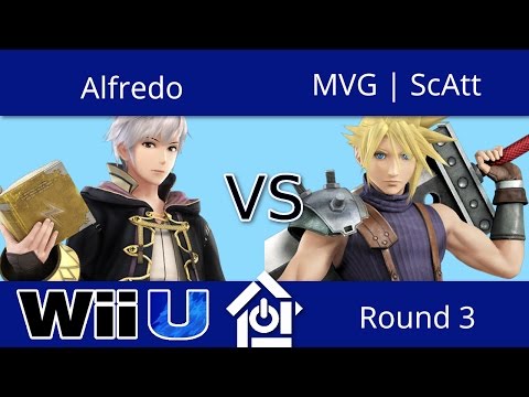 Ledge Gardens - Dark Throne - Alfredo (Robin) vs MVG | ScAtt (Cloud) - Smash 4  Round 3