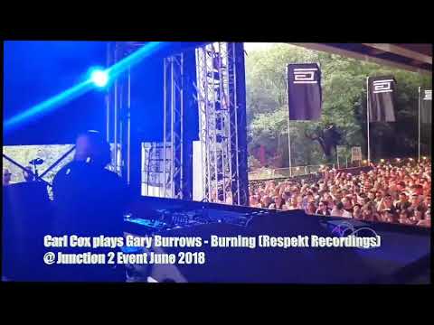 Carl Cox for playing Gary Burrows - Burning (Respekt Recordings) @ Junction 2 festival UK