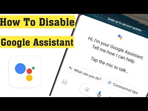 How to Turn Off Google Assistant on Android 2020 || Disable/Deactivate Google Assistant