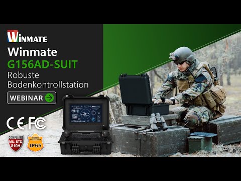 Winmate G156AD-SUIT Robuste Bodenkontrollstation