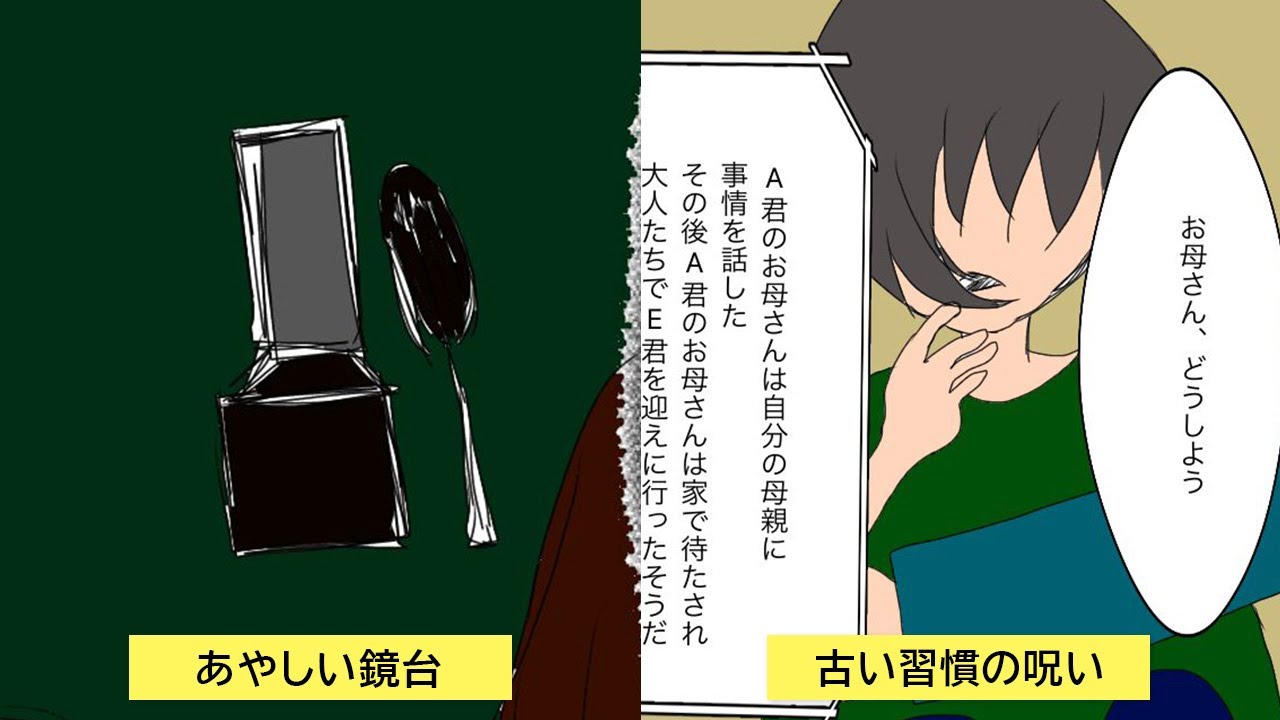 【漫画】禁断の空き家に入って見つけた怪しい鏡台とカツラ【マンガ動画】