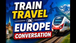 English Listening Practice | Train Travel in Europe Conversation