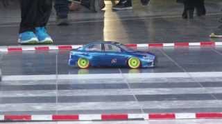 preview picture of video 'DIG--RC Drifting Belgium -- Demo Liège Motor Show 2014/02/01&02 MITSUBISHI SPECIAL'