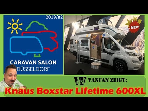Knaus Boxstar Lifetime 600 XL | Caravan Salon 2019 | Kastenwagen Neuheiten 2020 | Roomtour Teil 02