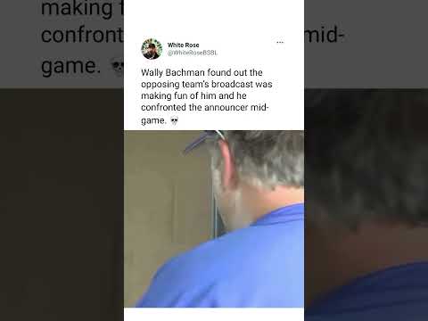 Wally Backman confronting an announcer DURING A GAME #baseball #mlb