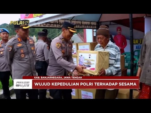 PRESISI UPDATE : POLRES BANJARNEGARA BAKSOS KORBAN BENCANA ALAM 16/02/2025 10.30