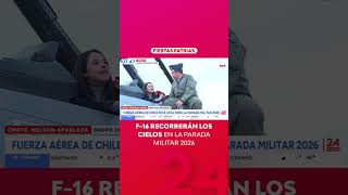 F-16 recorrerán cielos en la parada militar 2026