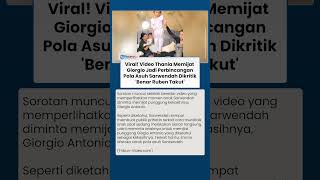 Video Thania Memijat Giorgio Viral, Pola Asuh Sarwendah Dikritik Artis Senior, Ruben Disebut Benar