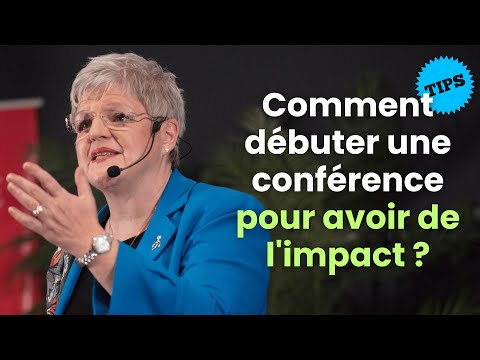 Comment débuter une conférence pour avoir beaucoup d'impact en public