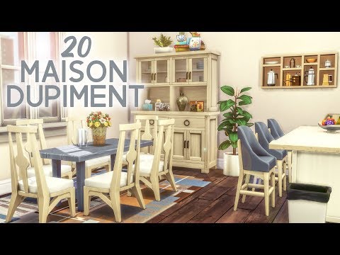 (FR) 20 MAISON DUPIMENT 💙 || LES SIMS 4 || SPEED BUILD (SANS CC)