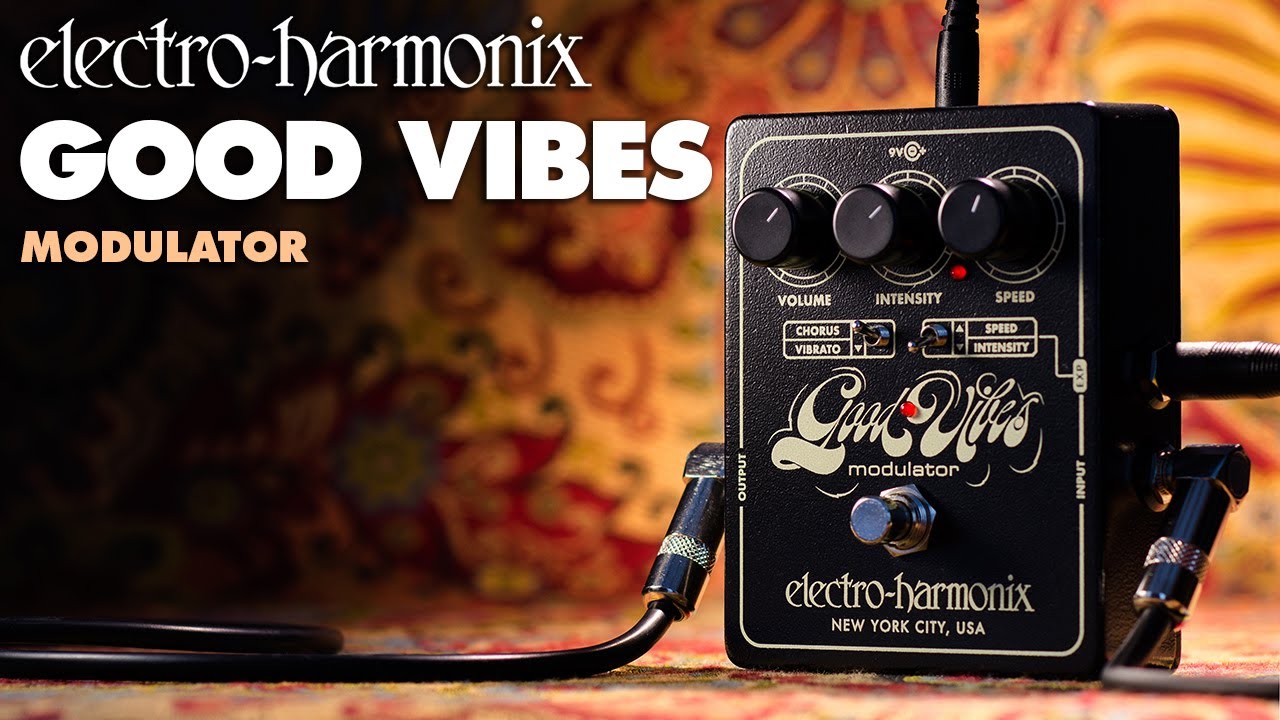 Electro Harmonix Good Vibes Analogue Modulator Pedal