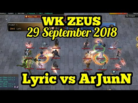 Lyric vs ArJunN Atlantica Online Indonesia[ZEUS] FINAL WK Championship 29-09-2018