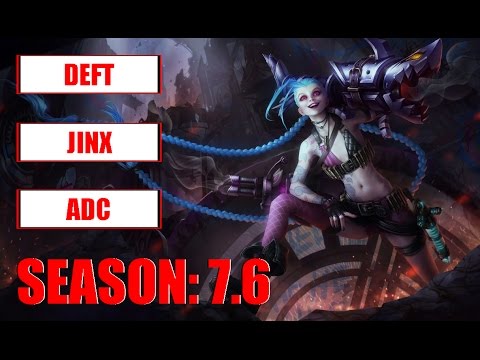 KT Rolster Deft Play Jinx ADC Challenger Korean Pro Replay