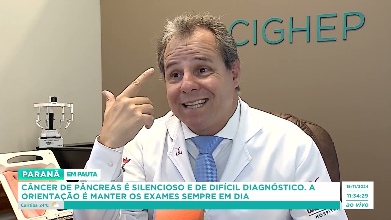 Câncer de pâncreas é silencioso e de difícil diagnóstico  | Dr. Eduardo Ramos - TV Paraná Turismo