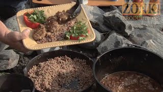 SmokeeJo's Dutch Oven Country Style Reindeer Steak