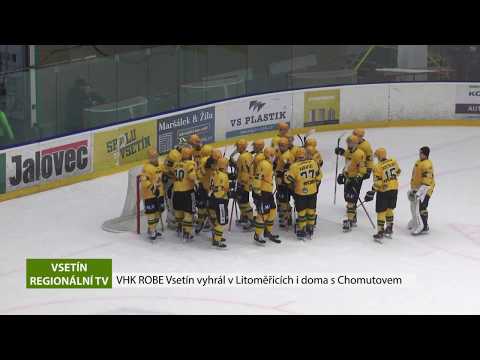 VSETÍN: VHK ROBE Vsetín vyhrál v Litoměřicích i doma s Chomutovem