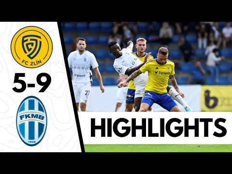 FC Zlín 5-9 FK Mladá Boleslav - 1. Czech League 2023 | Highlights | 14-goal thriller |