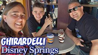 Disney Springs Ghirardelli Soda Fountain & Chocolate Shop! Our Review And Reaction!