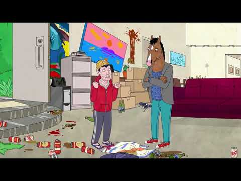 Bojack Horseman - Bojack and Todd Intense Moment