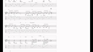 Wild Mountain Thyme (James Taylor) power tab demo