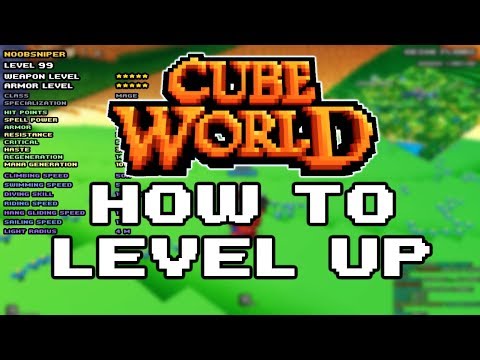 HOW TO LEVEL UP IN CUBE WORLD 2019